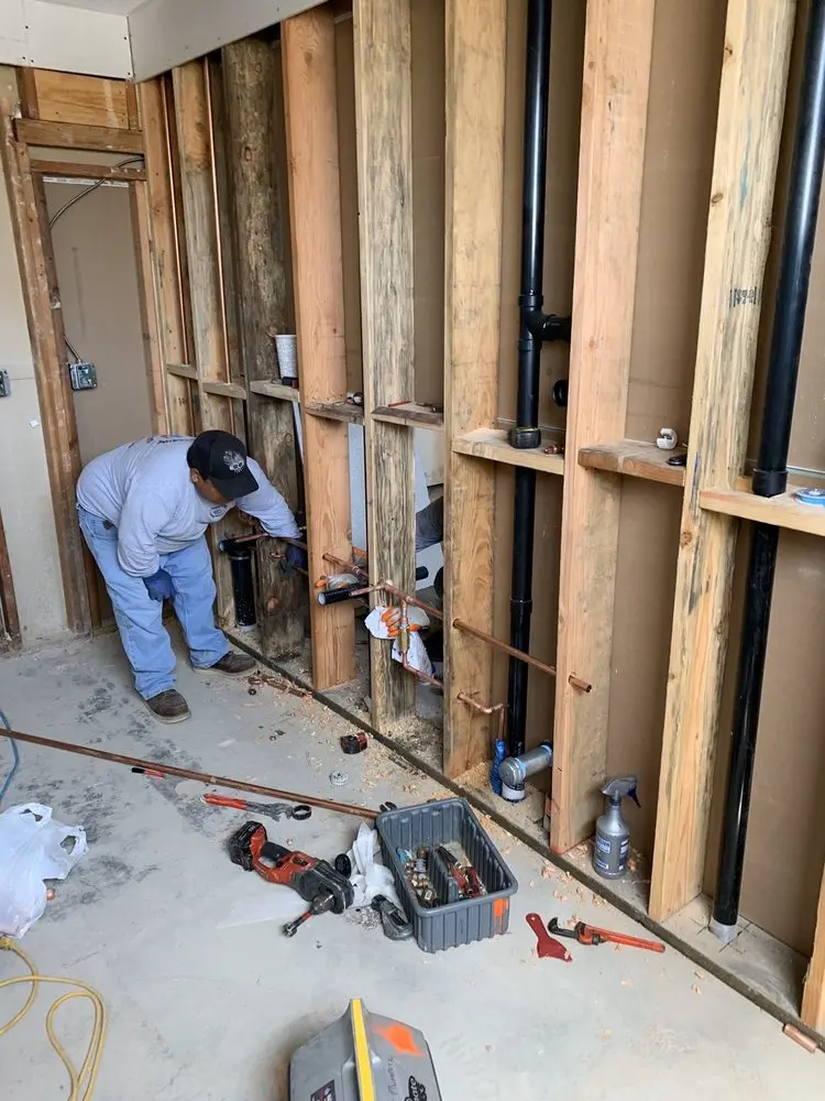 Commercial rough-in plumbing for Water Heater Replacement in Pine Grove